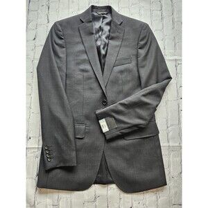 Marc Anthony Slim Fit Gray Blazer Jacket Men’s 40R 2-Button Wool Blend New